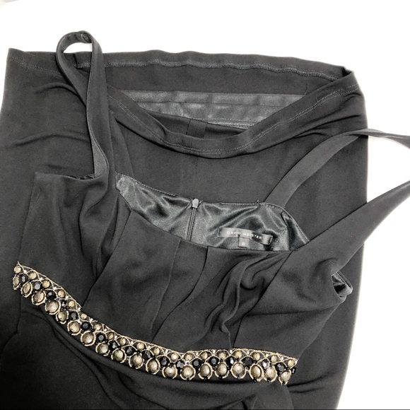 David Meister Sleeveless Little Black Dress; - Picture 5 of 5